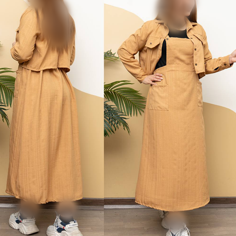 ست کت کراپ و بیلر صوفیا(پک 6 عددی)