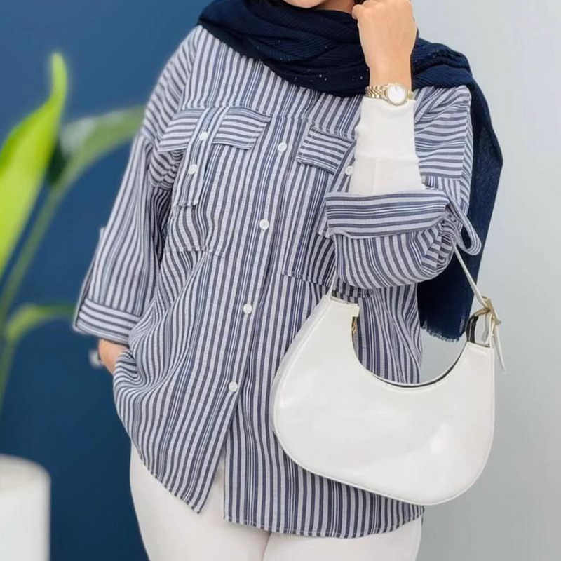 مانتو مدل جیب صلیبی (پک 4 عددی)