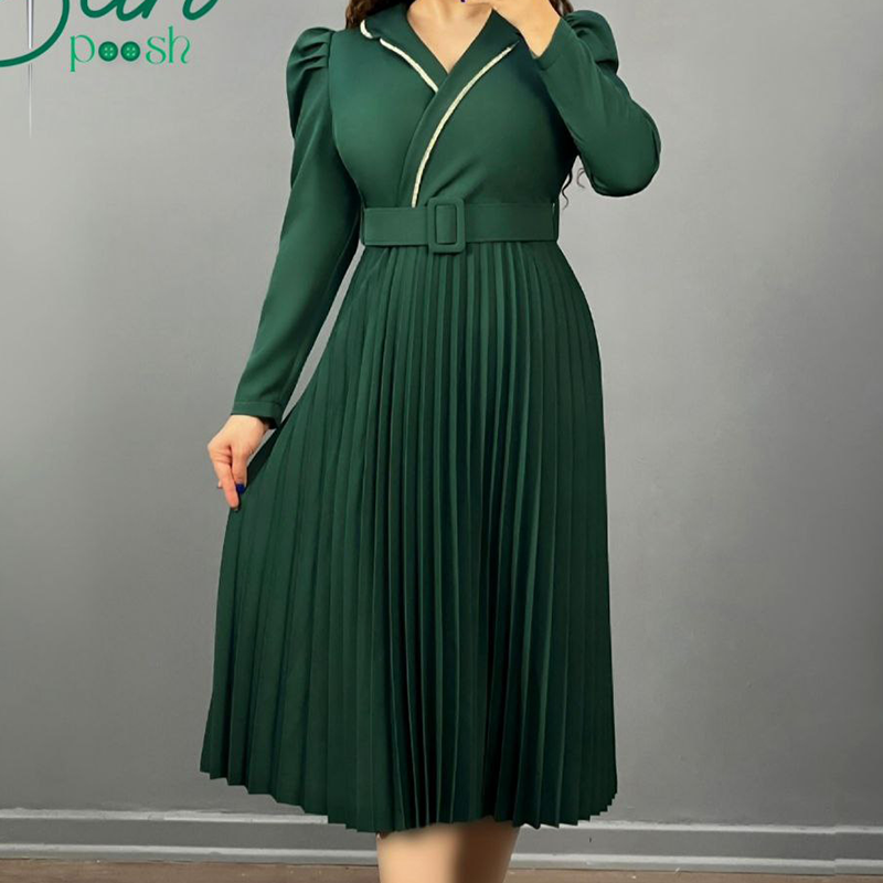 ست کت و دامن پیلیسه (پک 5 عددی)