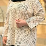 تونیک مانتویی طرح دار (پک 3 عددی)