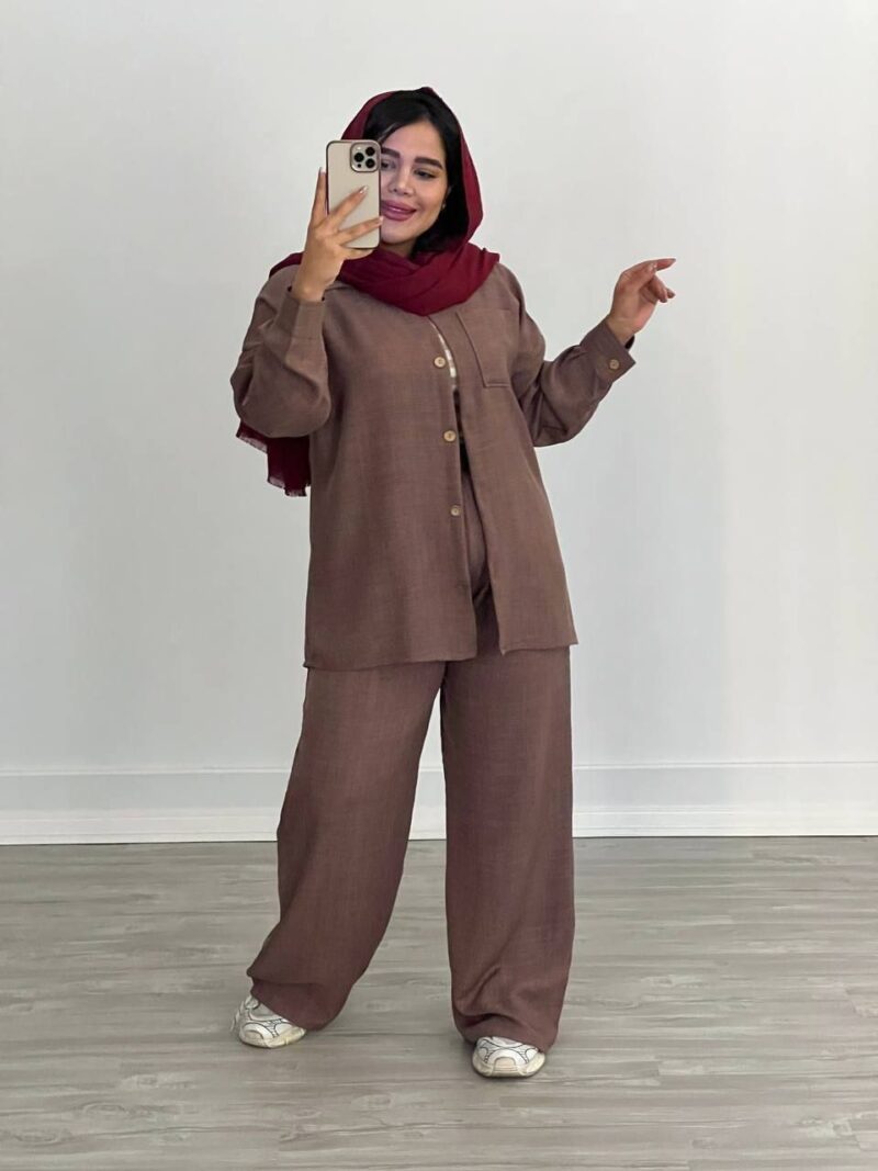 ست مانتو شلوار هلما (پک 4 عددی)